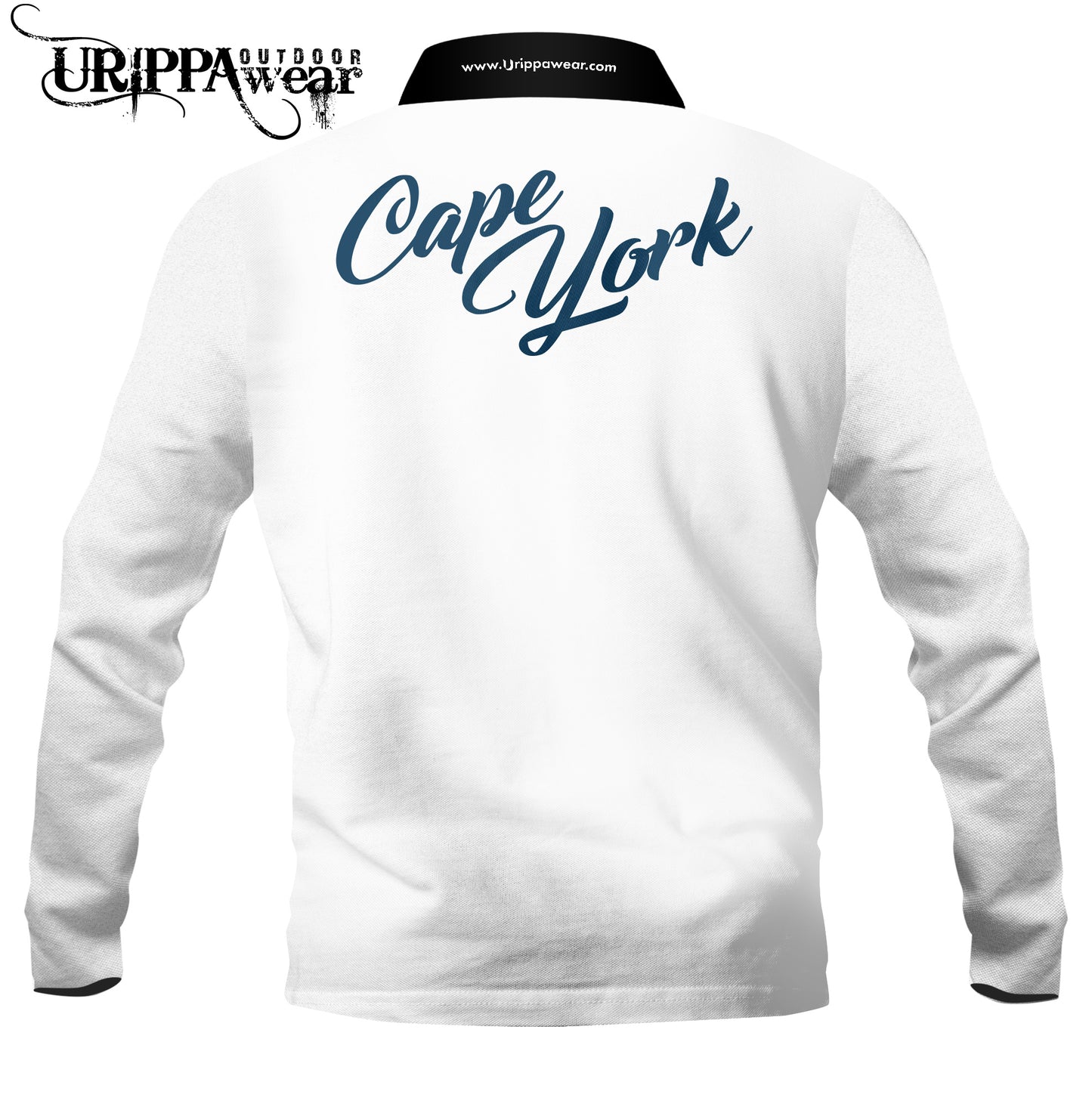 Cape York White -Polo fishing shirt