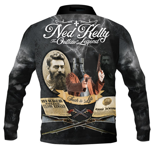 NED KELLY  -Polo Hunting Shirt